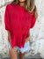 Dames Blouse Met Plissé Ontwerp en Relaxte Pasvorm 5