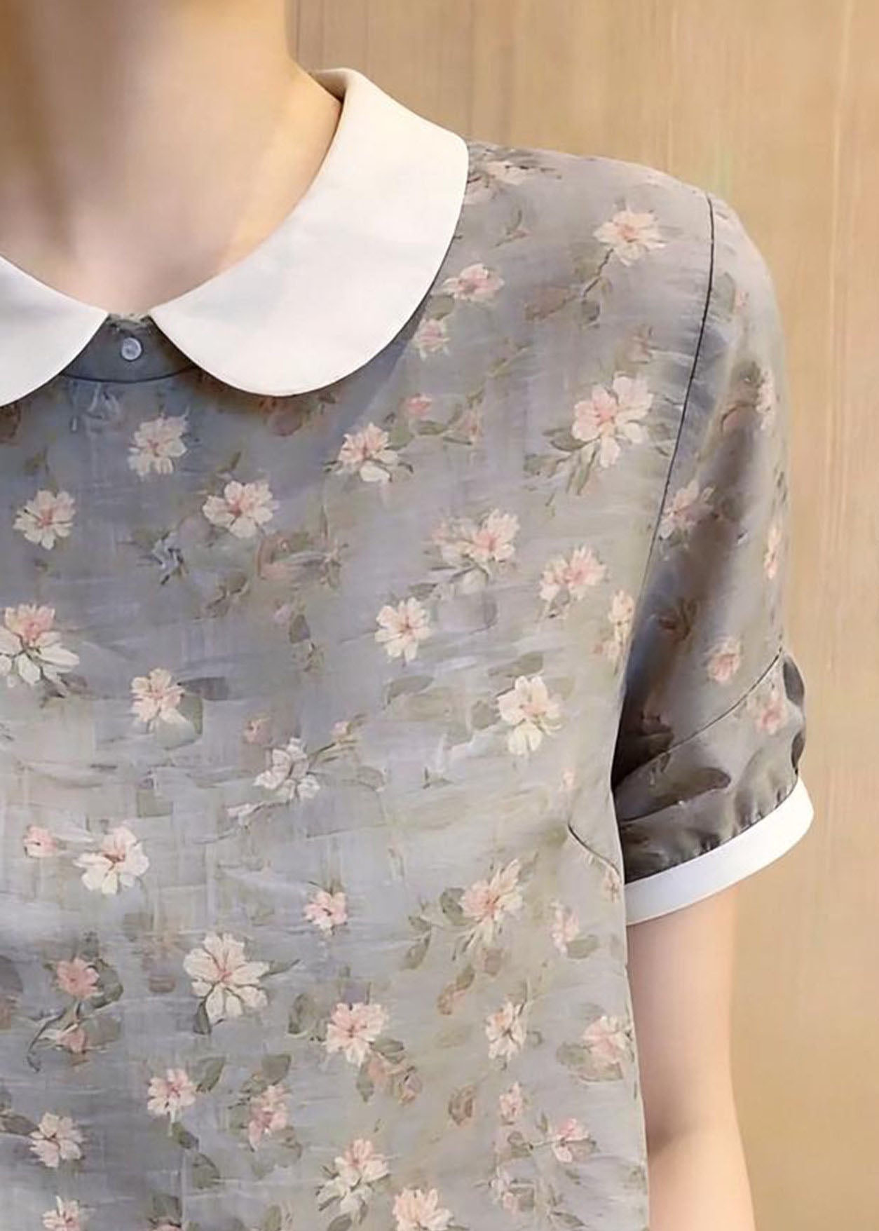 Dames Blouse Met Print En Trekkoord Zomerstijl 2