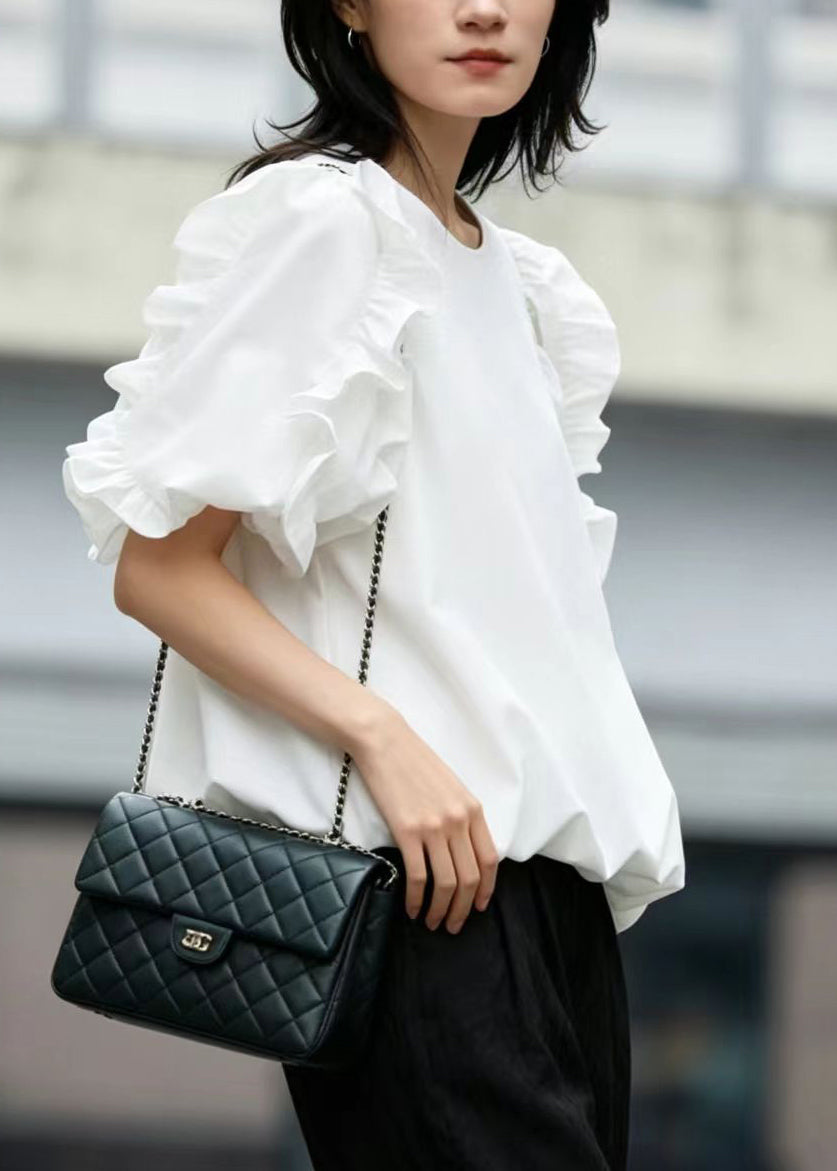 Dames Blouse Met Ruches Zomerse Stijl 3