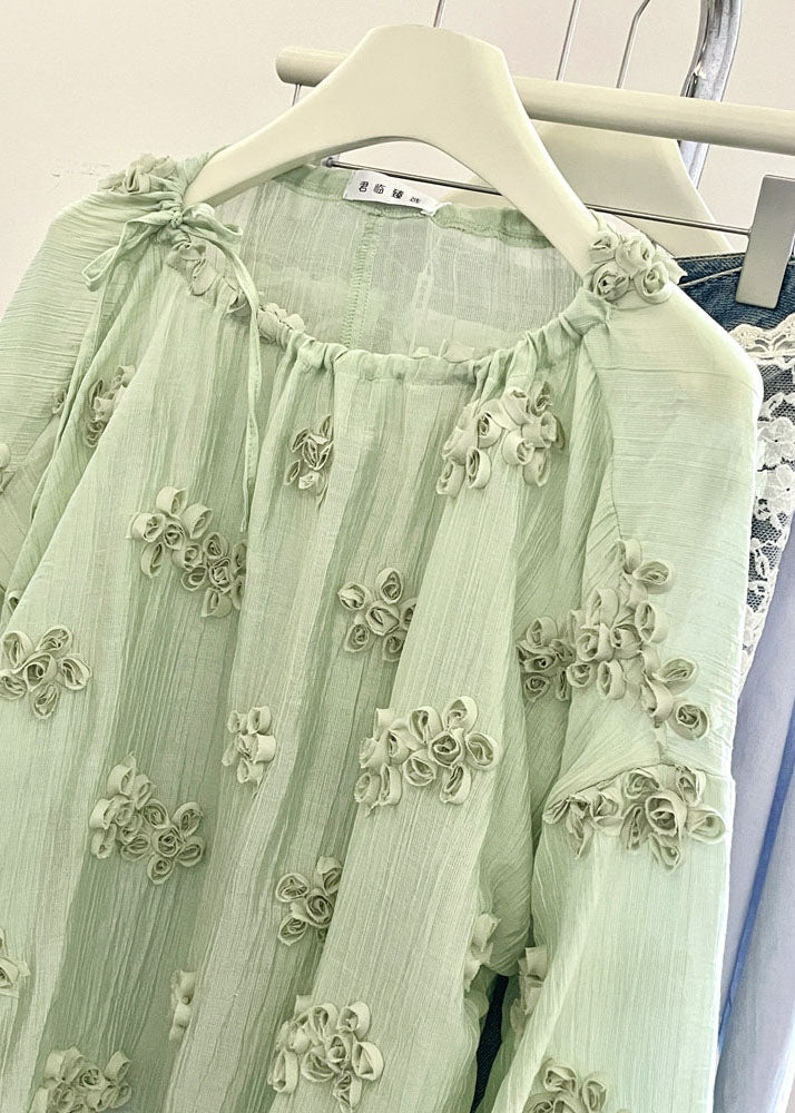 Dames Blouse Overhemdtop Gebloemd O-hals Losvallend 2