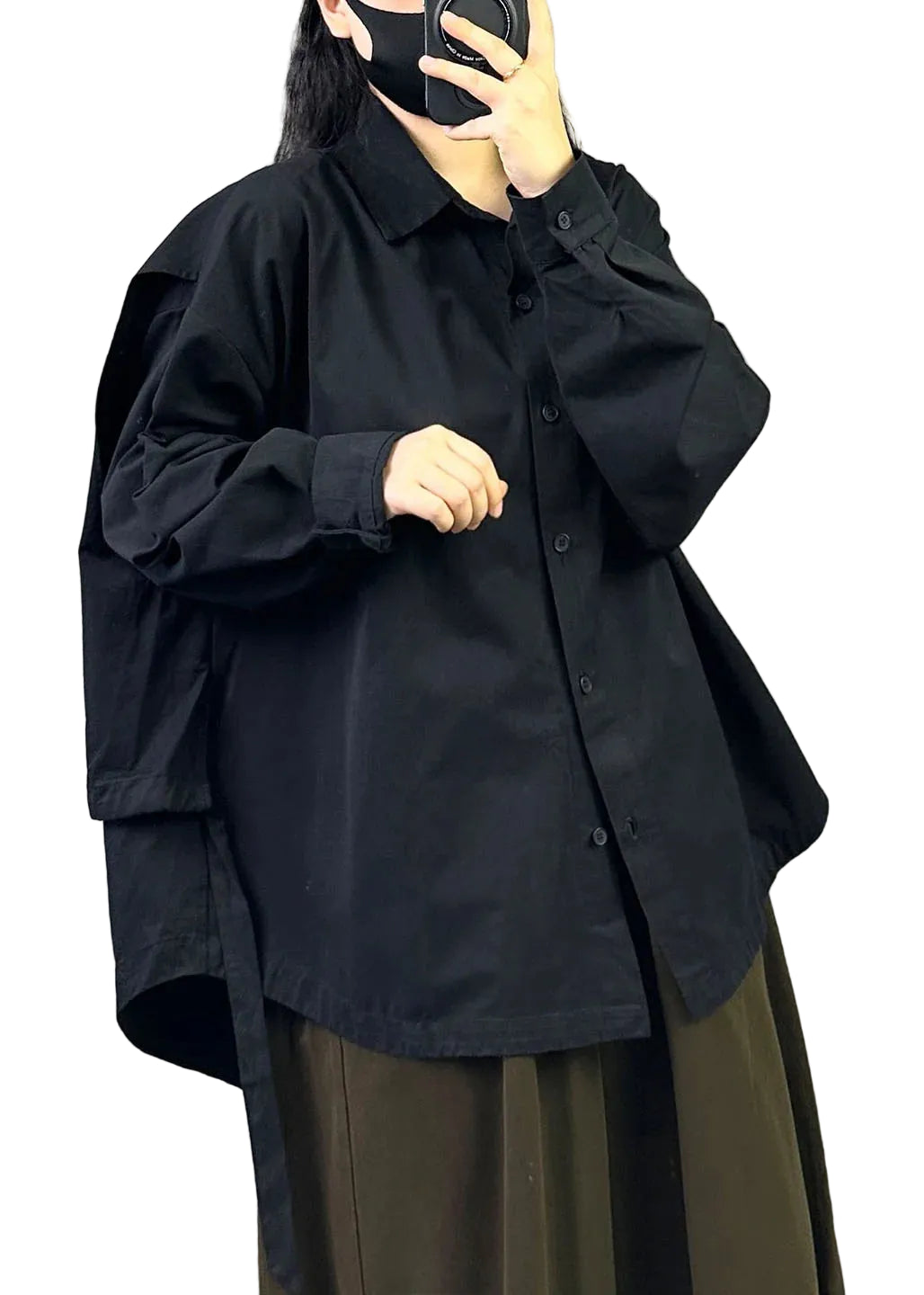 Dames Blouse Oversized Patchwork Stijl 0