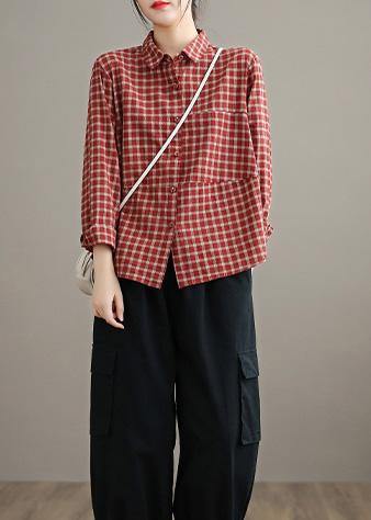 Dames Blouse Patchwork Stijl Losse Pasvorm 2