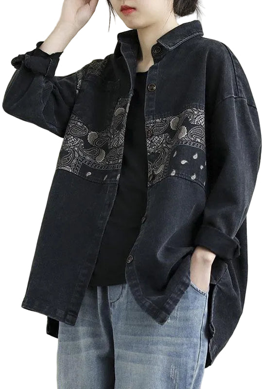 Dames Blouse Patchworkprint met Zakken 0