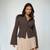 Dames Blouse Retro Flared Mouwen 100% Katoen 1