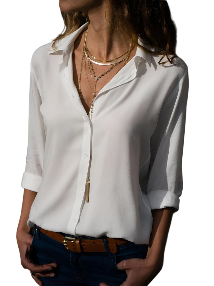Dames Blouse Tijdloze Elegantie Comfortabel 0