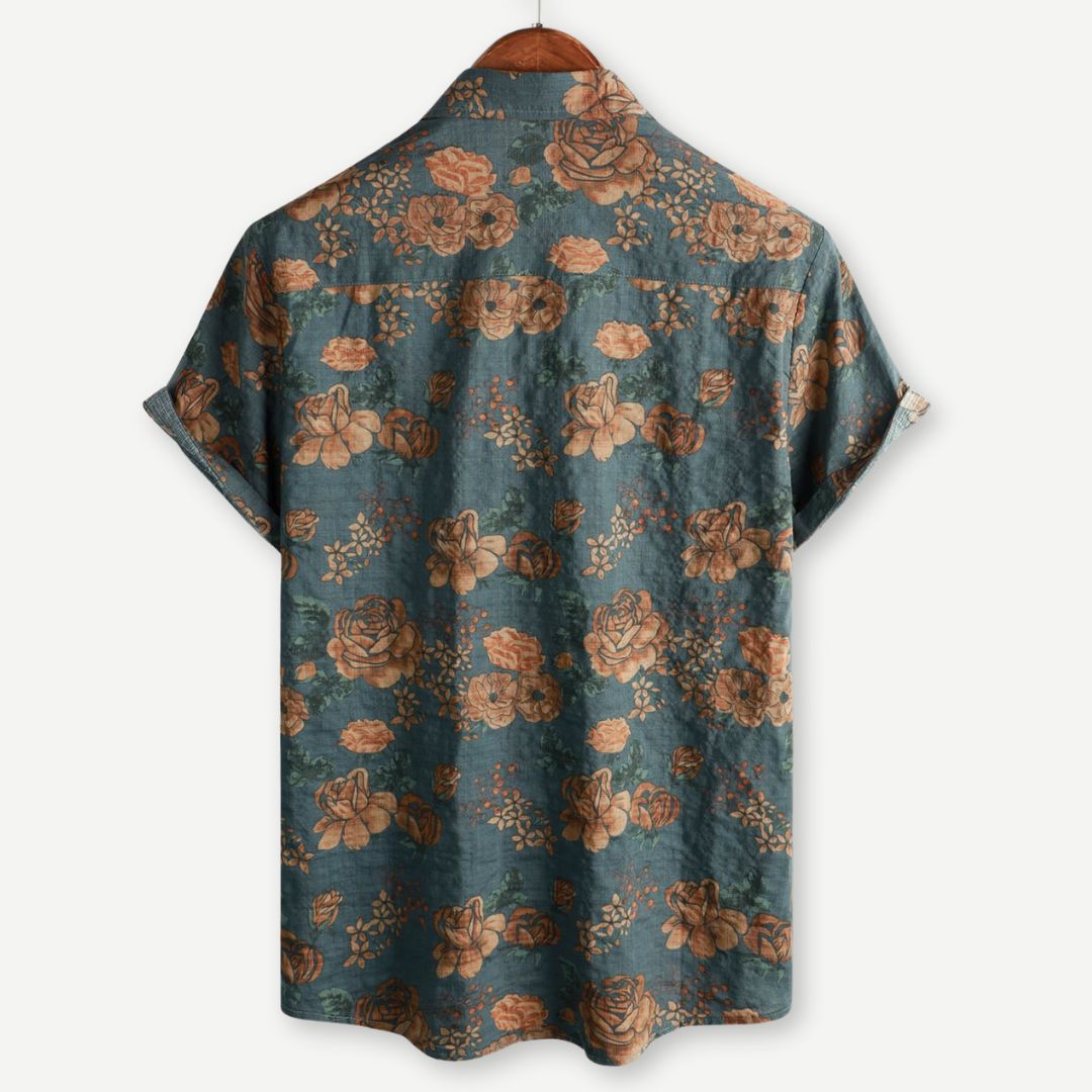 Dames Blouse Vintage Luchtig Korte Mouwen 1