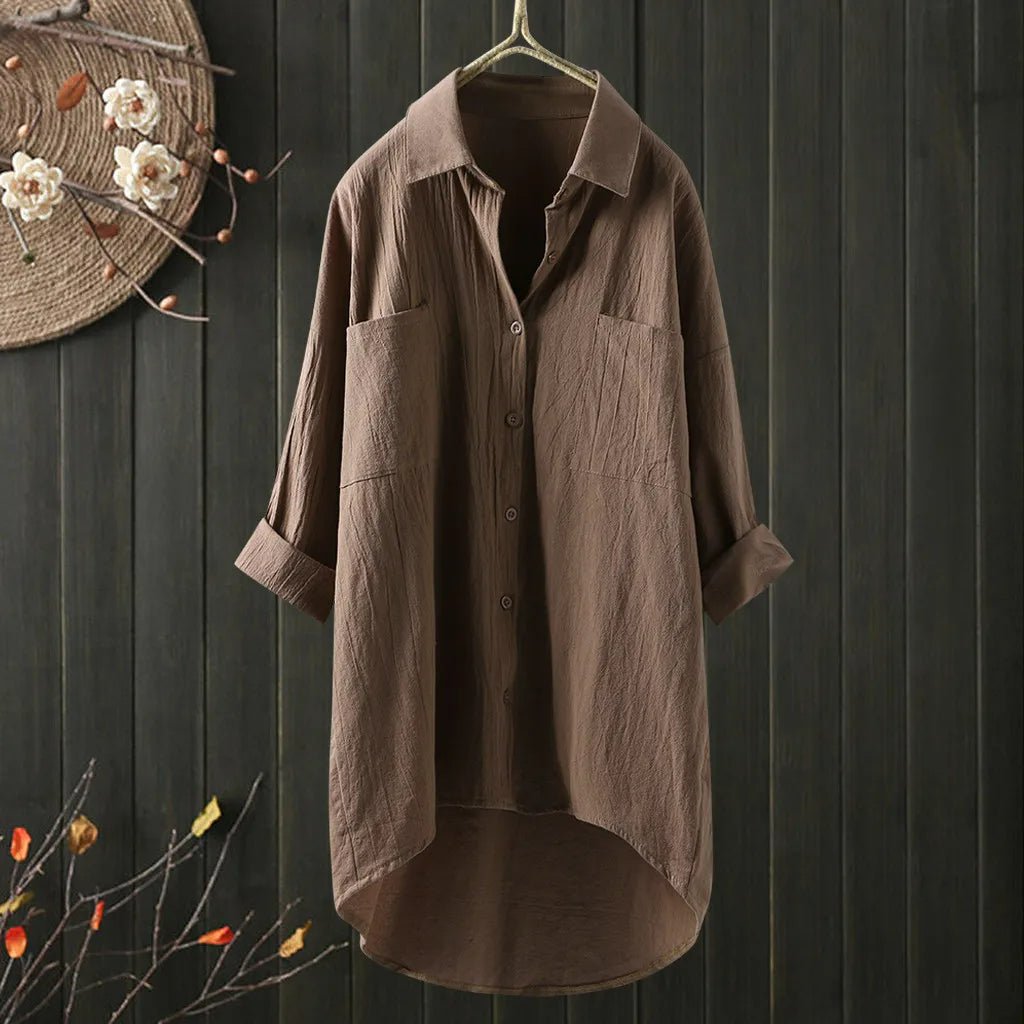 Dames Blouse met Lange Mouwen en Relaxte Pasvorm 6