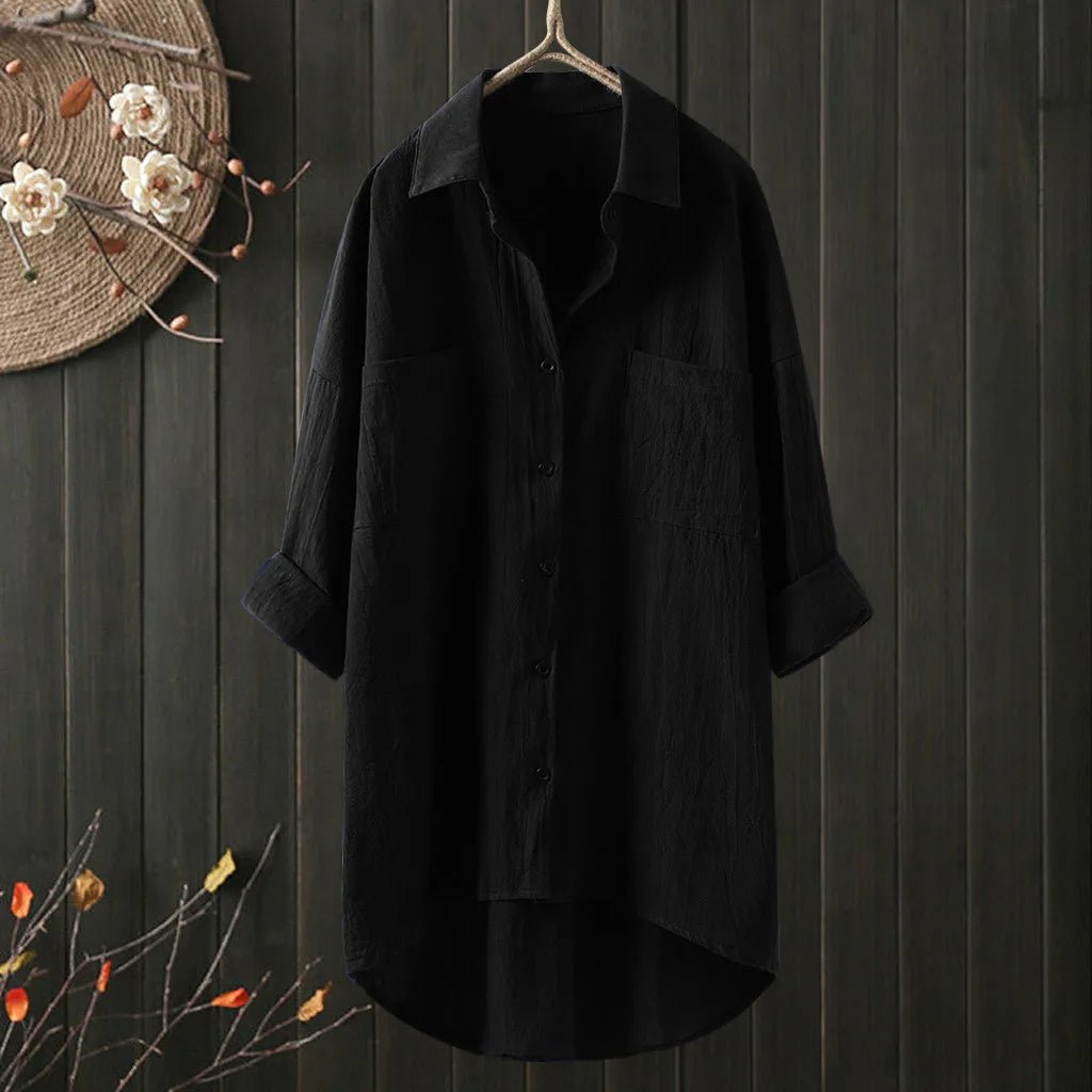 Dames Blouse met Lange Mouwen en Relaxte Pasvorm 8