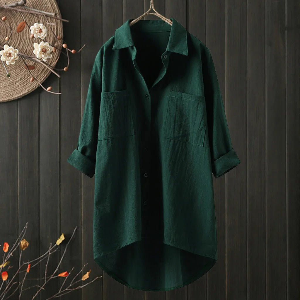 Dames Blouse met Lange Mouwen en Relaxte Pasvorm 9