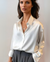 Dames Blouse van Satijn met Elegante Afwerking 3