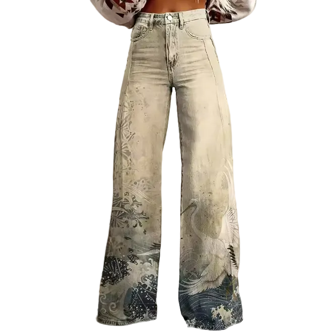 Dames Bohemian Broek Tijdloos Ontwerp 0