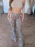 Dames Boho Geprinte Skinny Micro Slim Casual Broek 16