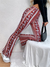 Dames Boho Geprinte Skinny Micro Slim Casual Broek 8