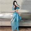 Dames Bollywood Prinsessen Kostuum Borduursel 0