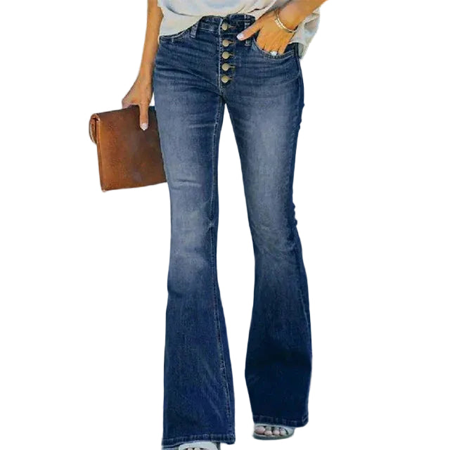 Dames Bootcut Jeans Hoge Taille 0