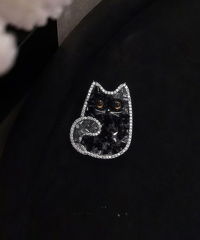 Dames Broche Kat Kristal Design 2