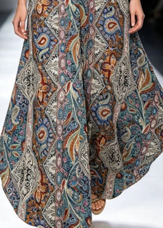 Dames Broek Flared Asymmetrisch Hoge Taille Wijde Pijpen 4