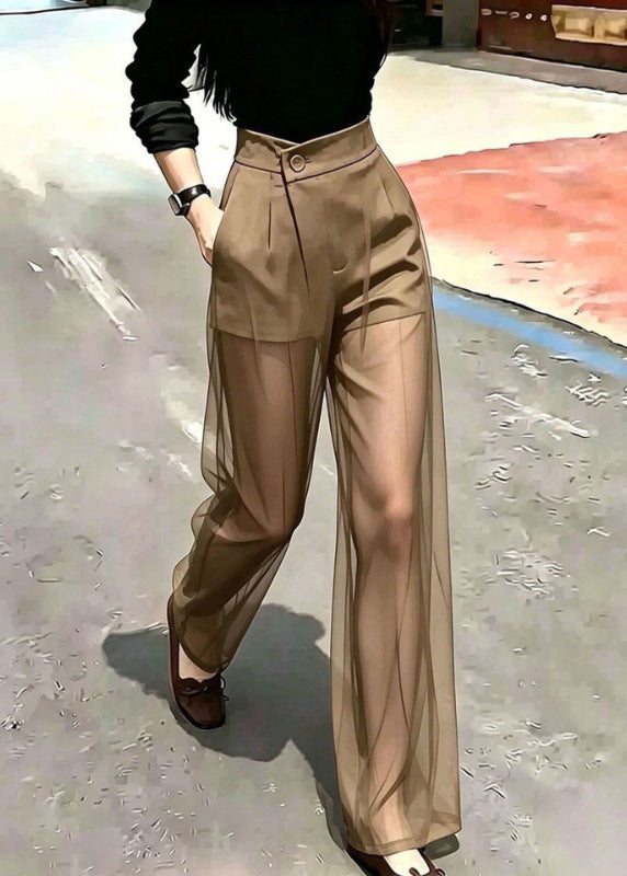 Dames Broek Gedrapeerd Tule Zomerstijl 3