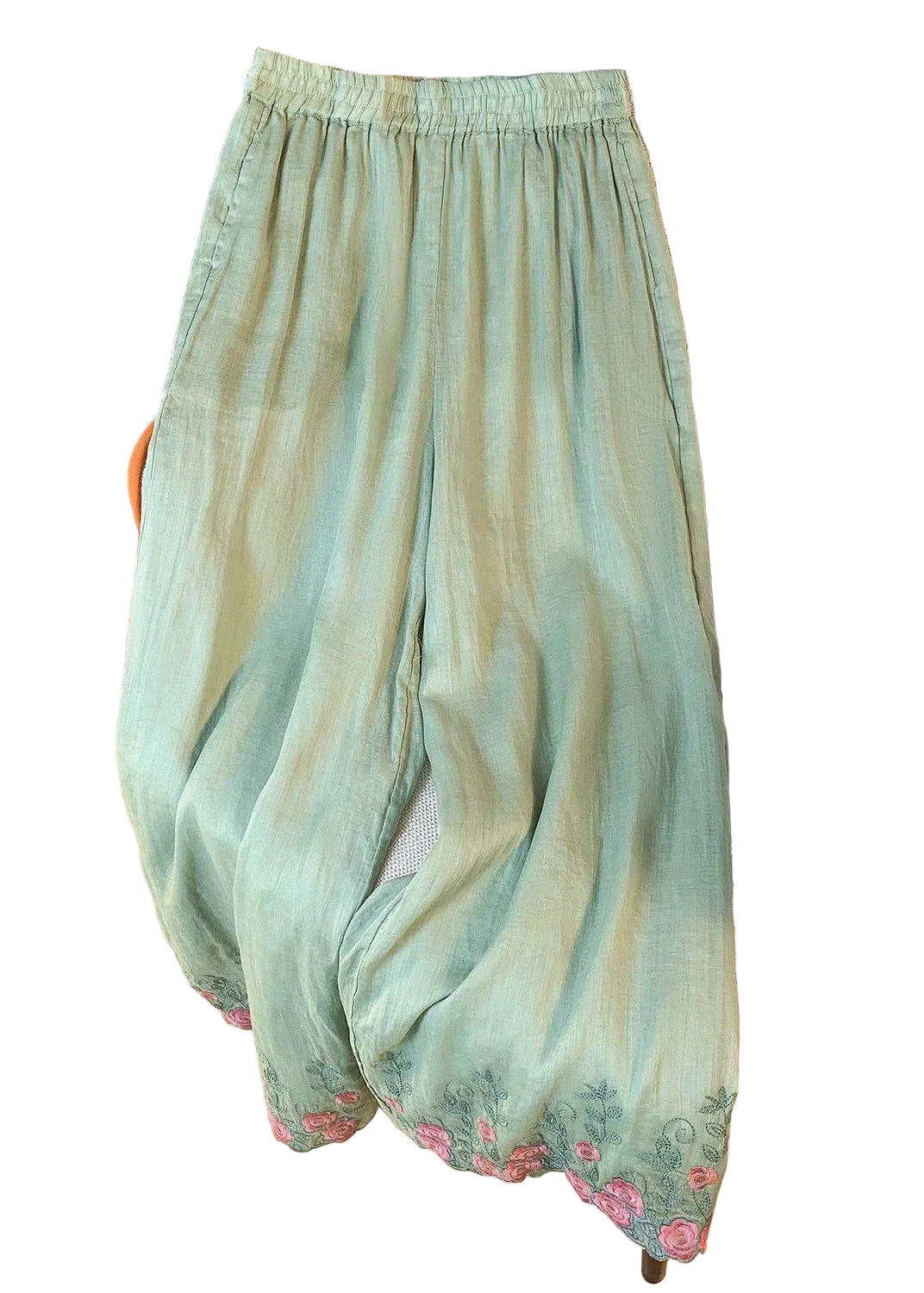 Dames Broek Losse Pasvorm Geborduurd Zomerstijl 0