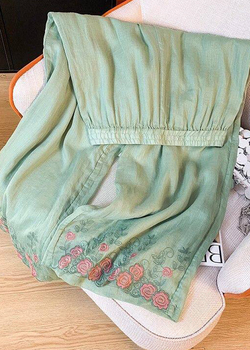 Dames Broek Losse Pasvorm Geborduurd Zomerstijl 1