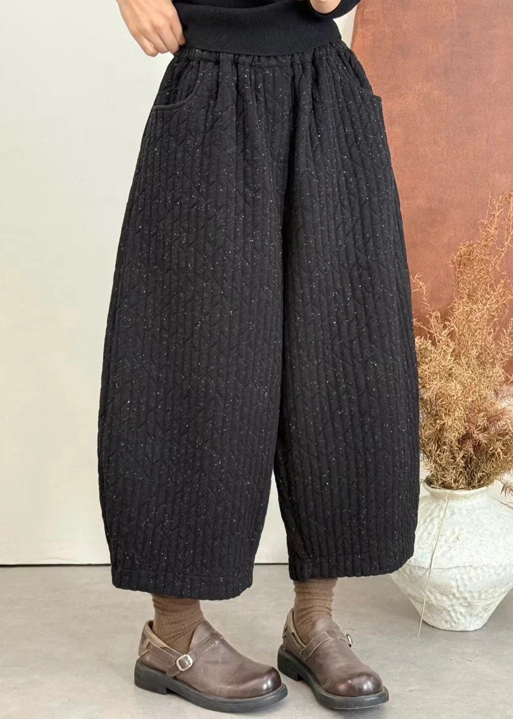 Dames Broek Losvallend Patchwork Stijl 2