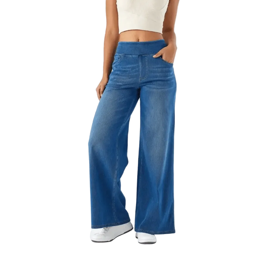 Dames Broek Met Elastische Band Voor Comfortabele Pasvorm 0