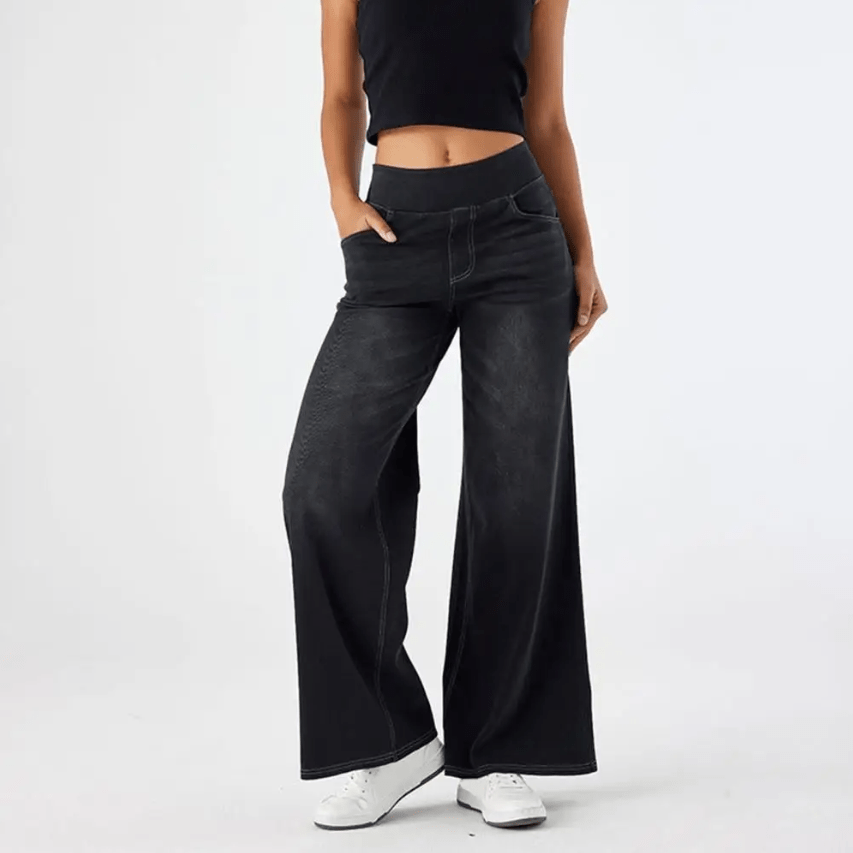 Dames Broek Met Elastische Band Voor Comfortabele Pasvorm 9