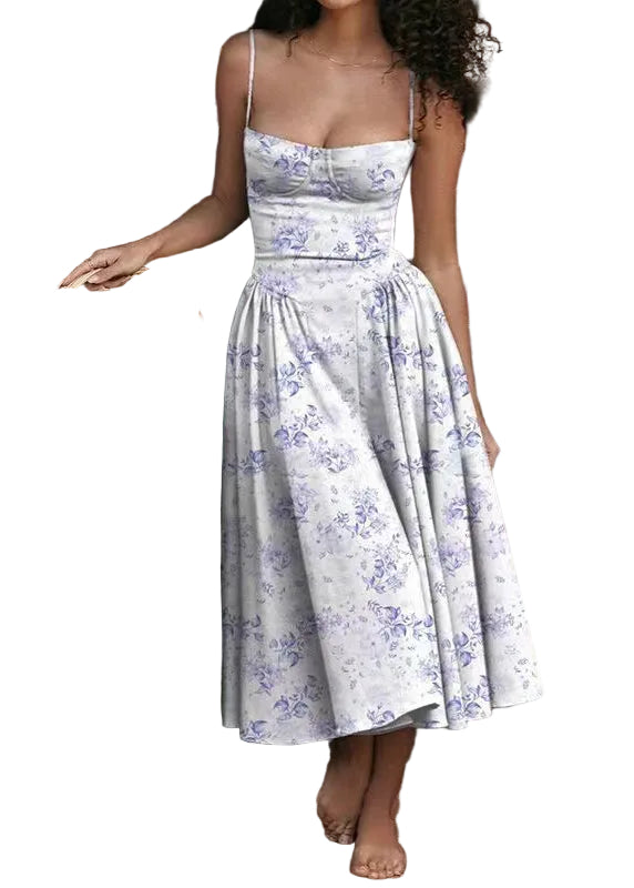 Dames Bustiertop met Grote Zoom en Print Zomerstijl 0