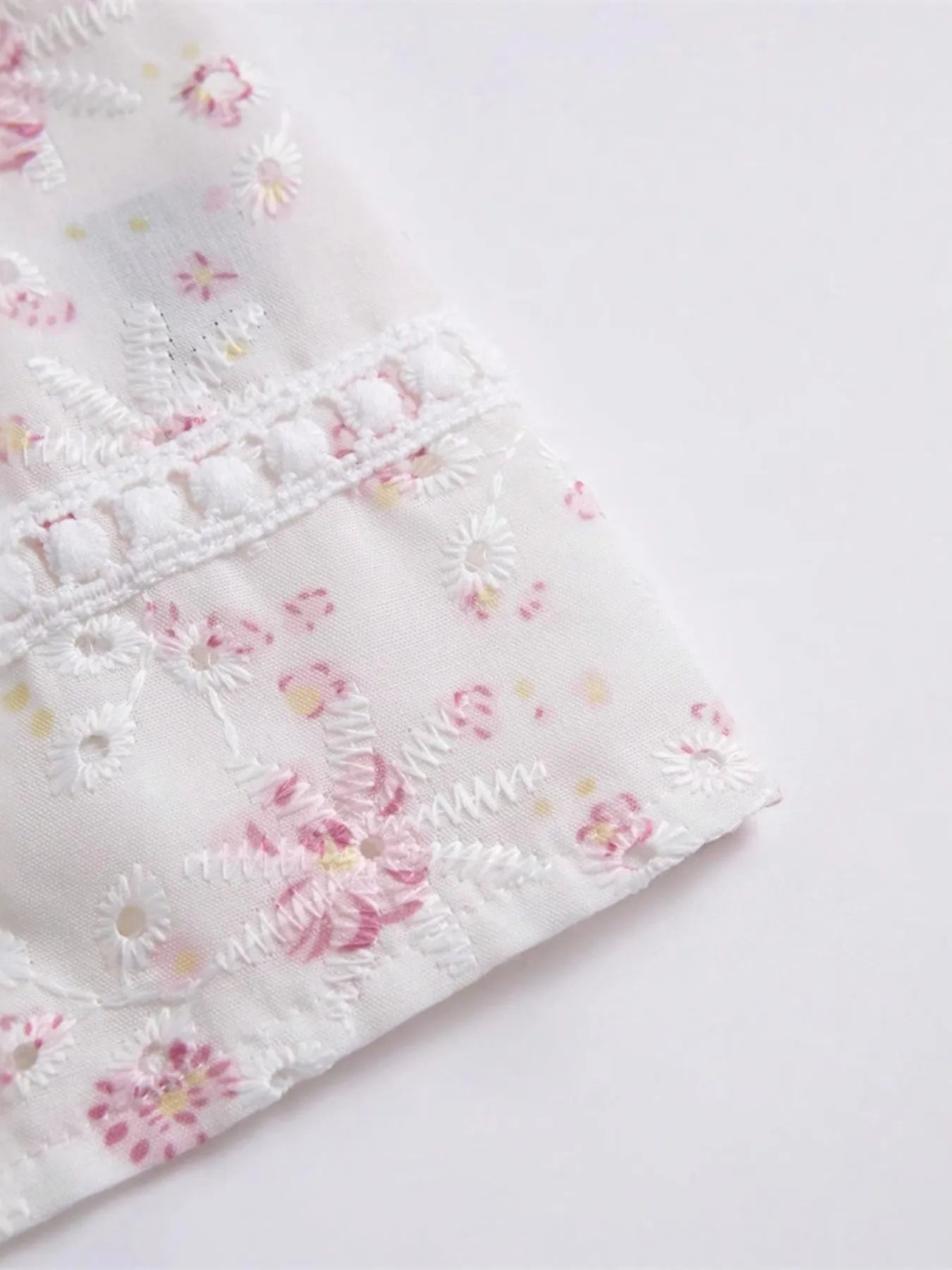 Dames Cami Top met Bloemenprint en Strik 4