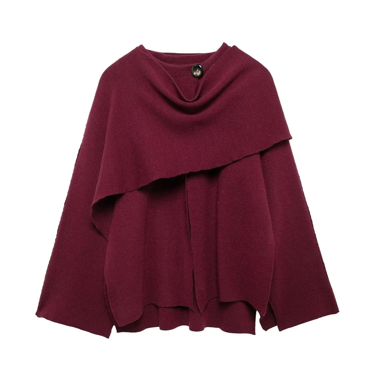 Dames Cape Gedrapeerd voor de Winter 2