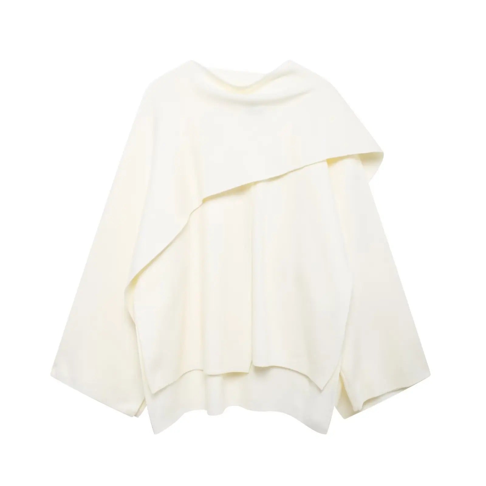 Dames Cape Gedrapeerd voor de Winter 3