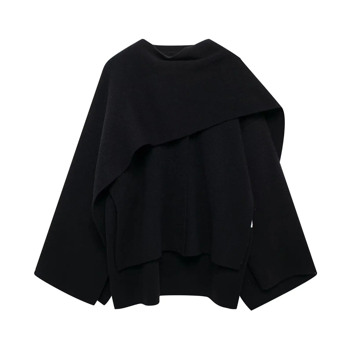 Dames Cape Gedrapeerd voor de Winter 4