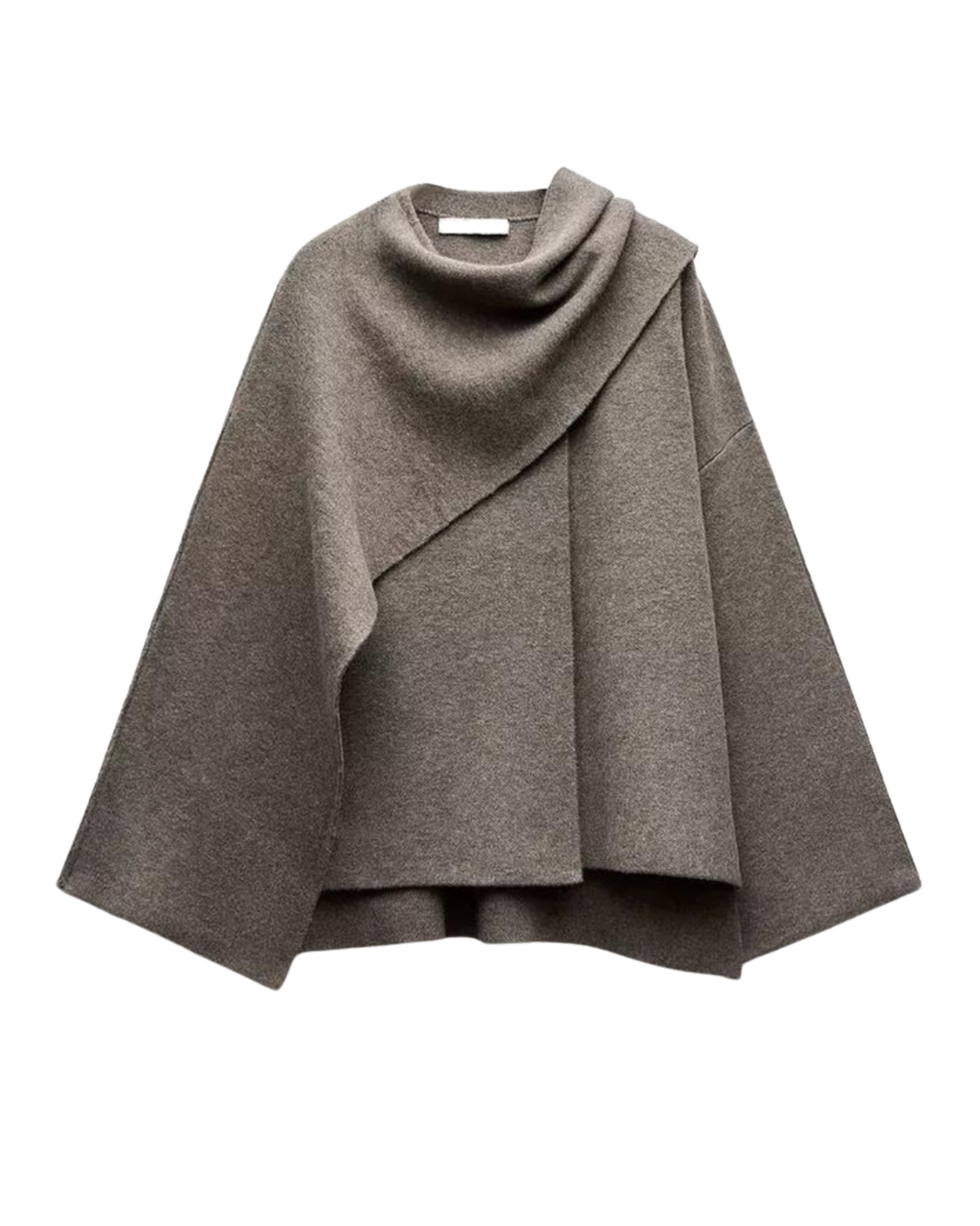 Dames Cape Gedrapeerd voor de Winter 6