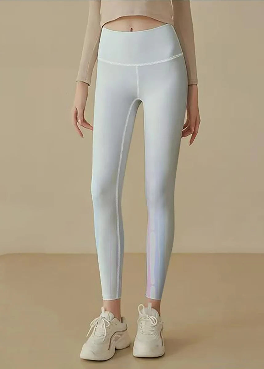 Dames Capri Hardlooplegging Hoge Taille Met Print 1