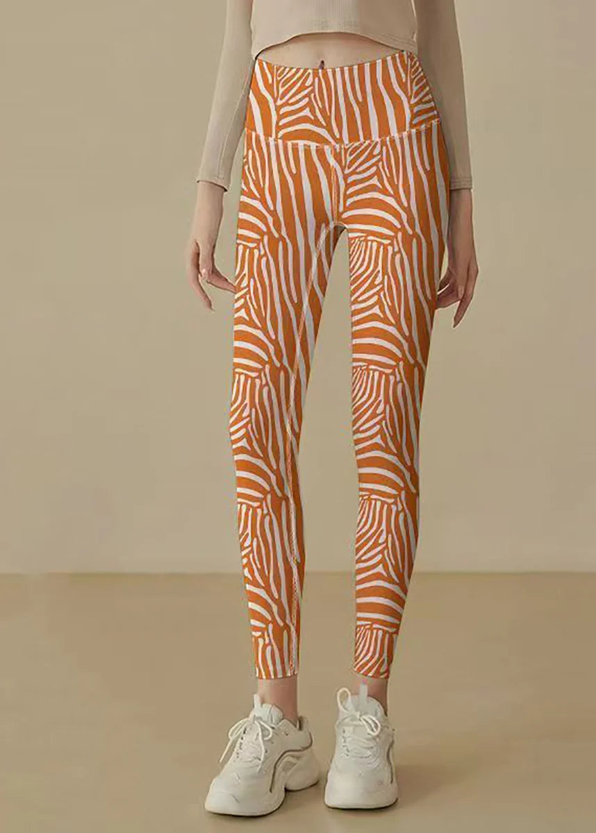 Dames Capri Legging Zebraprint Hoge Taille 1