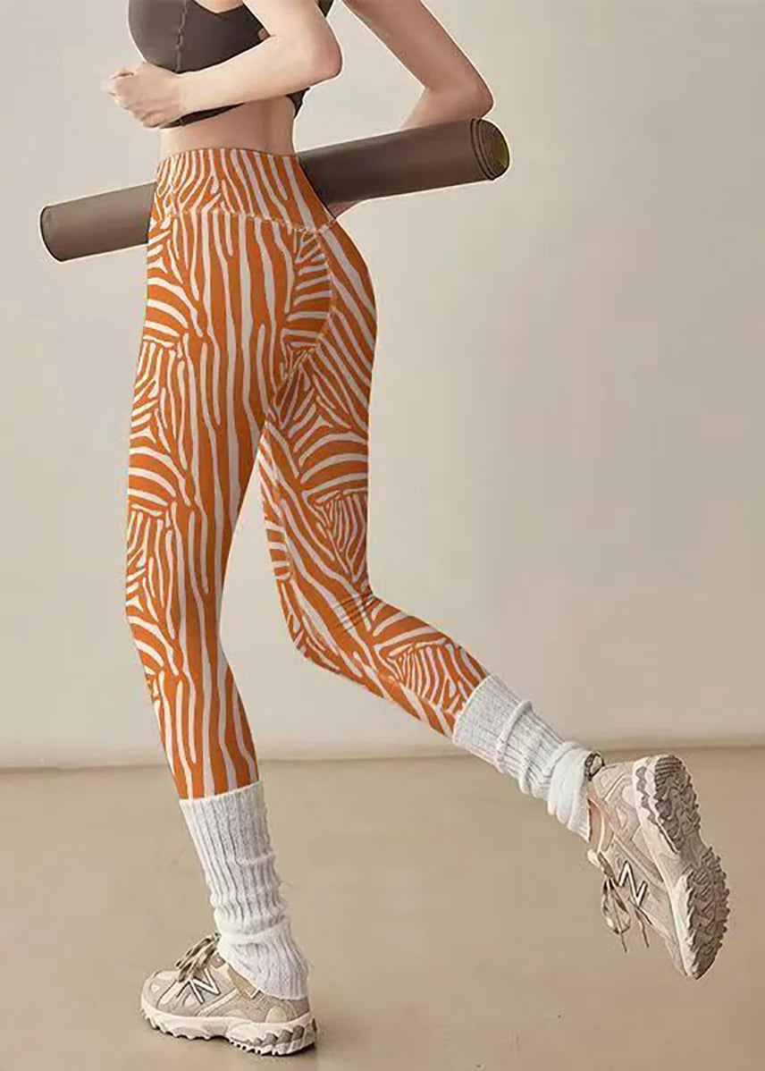 Dames Capri Legging Zebraprint Hoge Taille 2