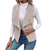 Dames Cardigan Casual Met Notch Kraag Zacht Materiaal 0