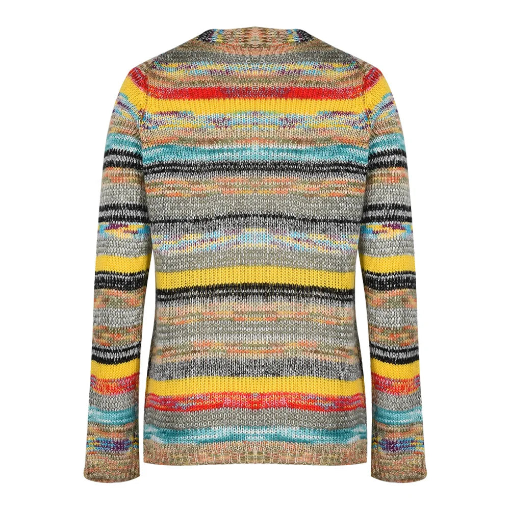 Dames Cardigan Gebreid Casual Losse Jas voor Herfst en Winter 3