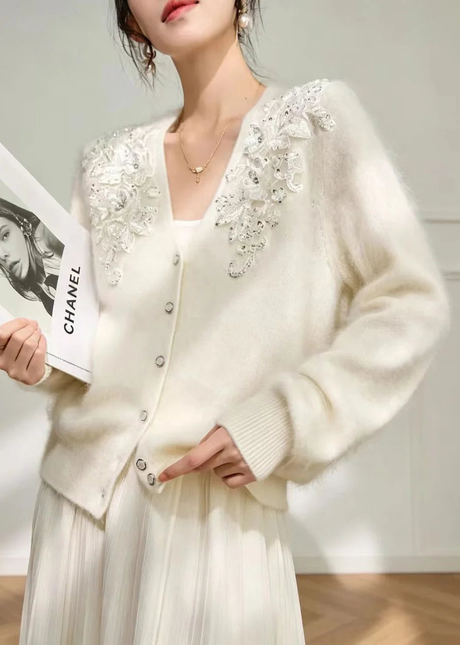 Dames Cardigan Gebreid V-hals Bohemien Stijl 2