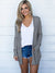 Dames Cardigan Lange Mouwen Gebreid Polyester Spandex 3