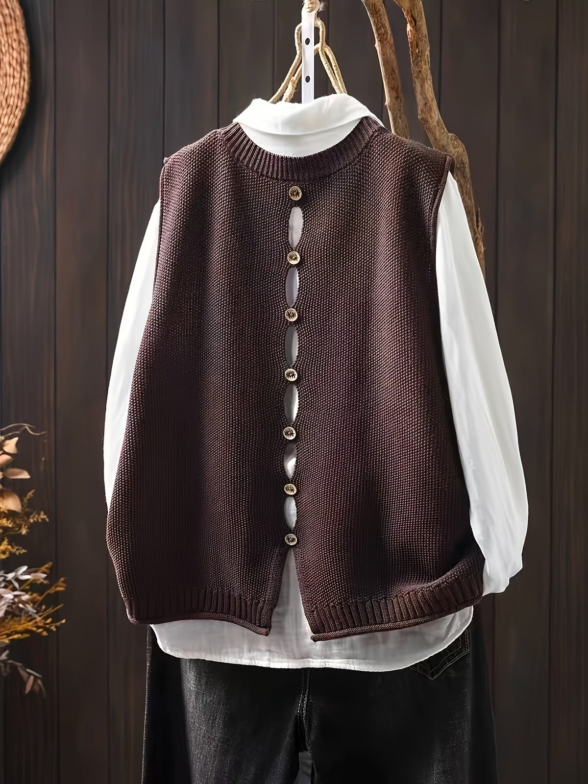 Dames Cardigan Met Elegante Drapering 3