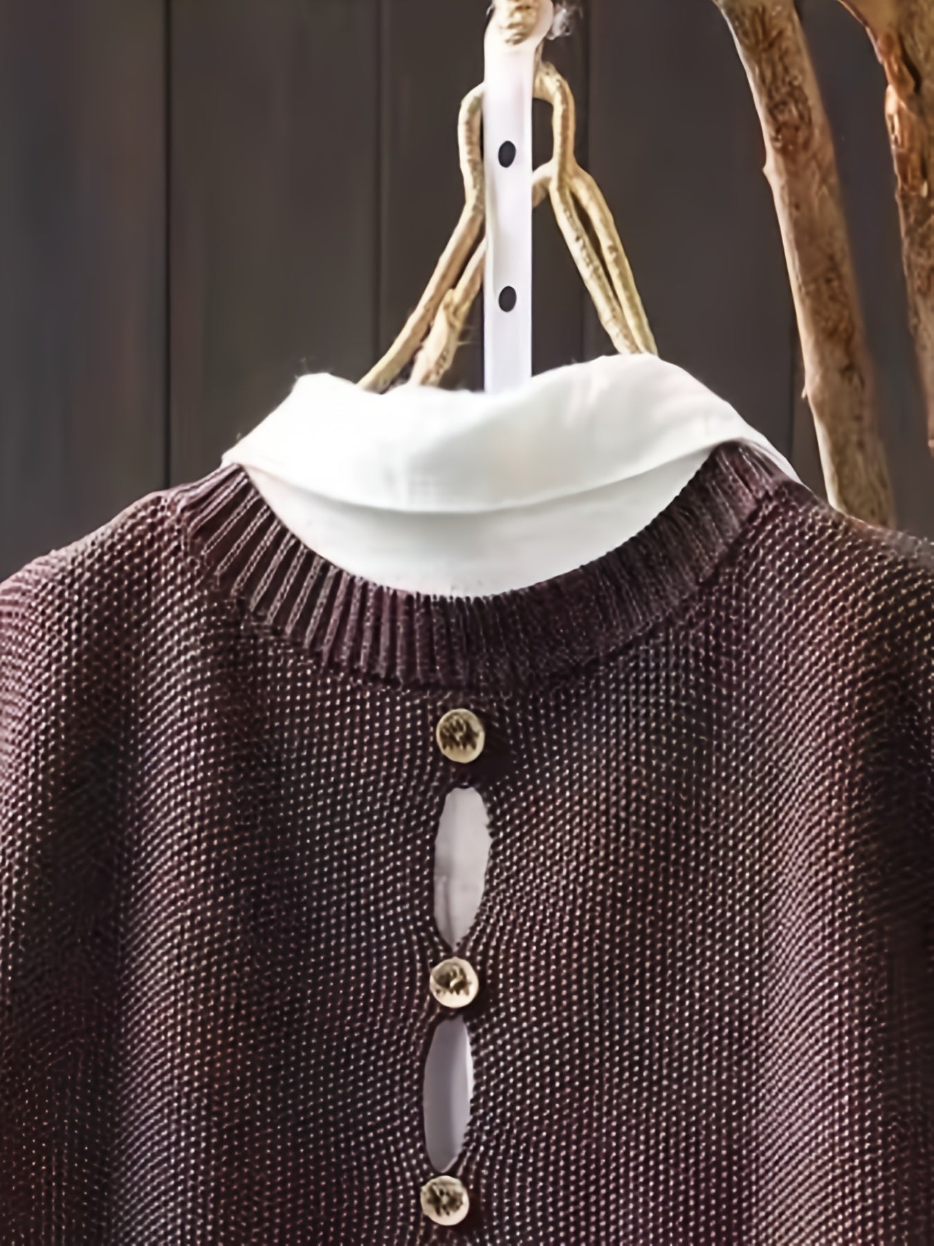 Dames Cardigan Met Elegante Drapering 5