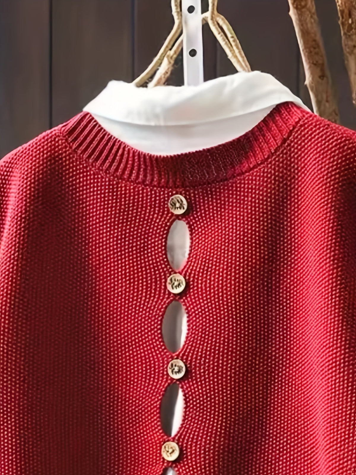 Dames Cardigan Met Elegante Drapering 8