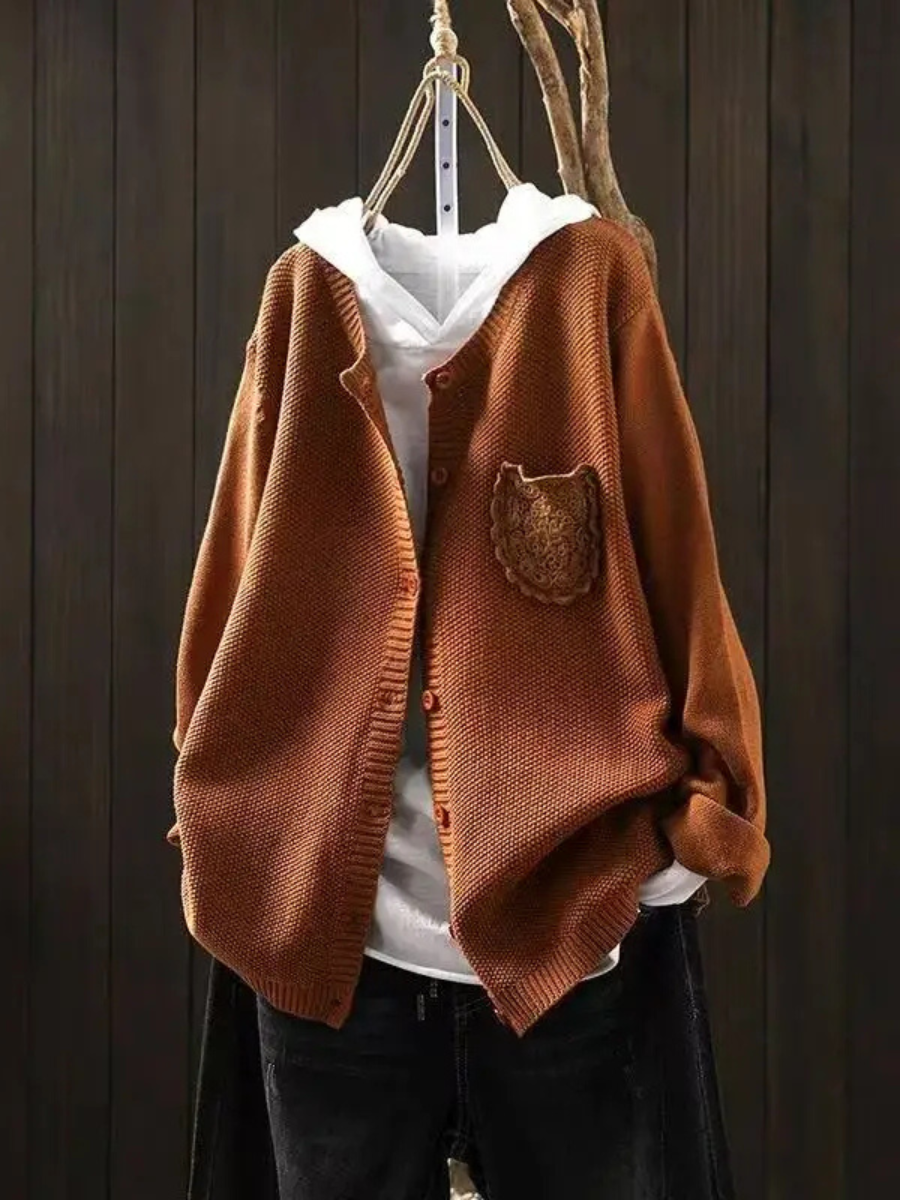 Dames Cardigan Met Kanten Details 3
