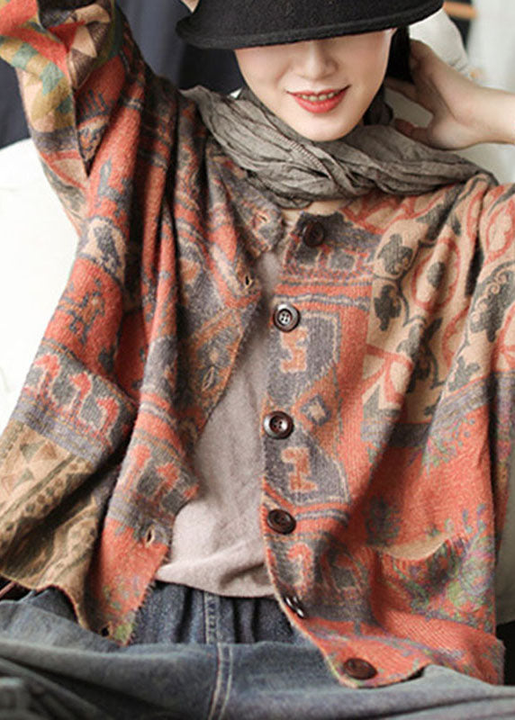 Dames Cardigan Met Knopen en Zakken Losse Pasvorm Truien 1