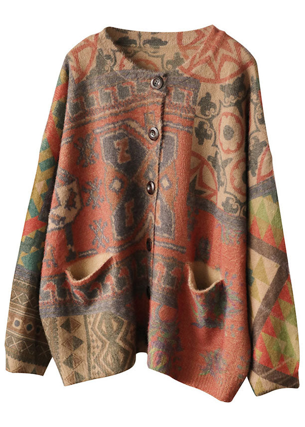 Dames Cardigan Met Knopen en Zakken Losse Pasvorm Truien 4