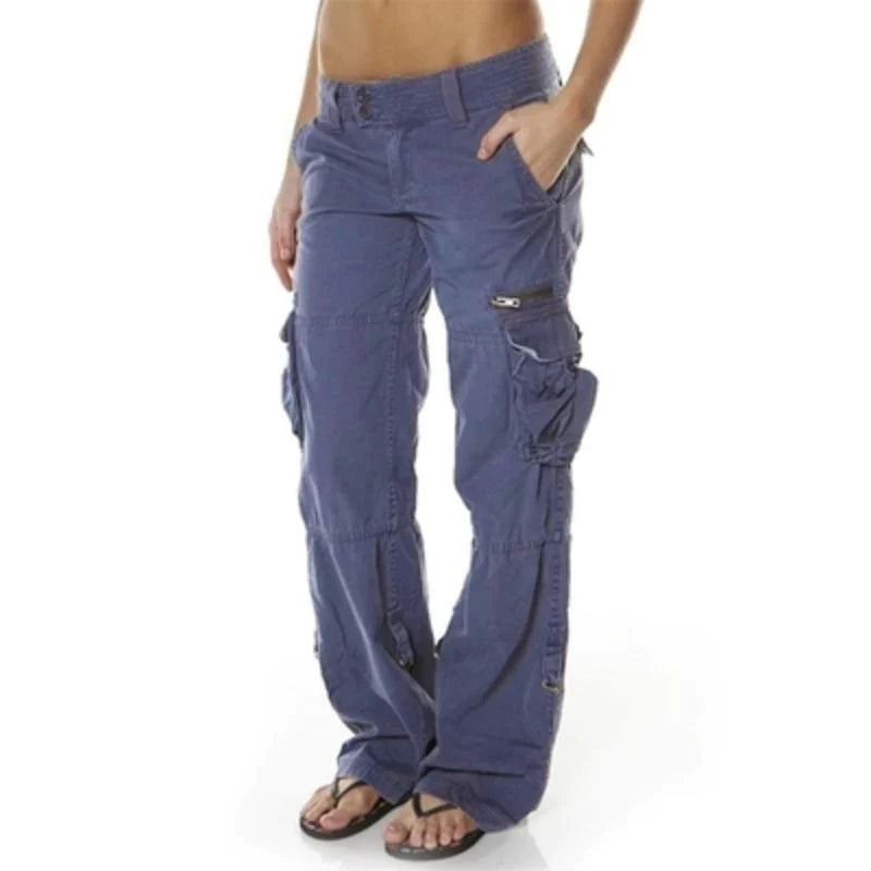 Dames Cargo Broek Met Praktische Zakjes Voor Actieve Gelegenheden 1
