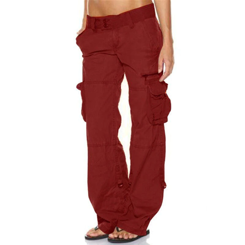 Dames Cargo Broek Met Praktische Zakjes Voor Actieve Gelegenheden 3