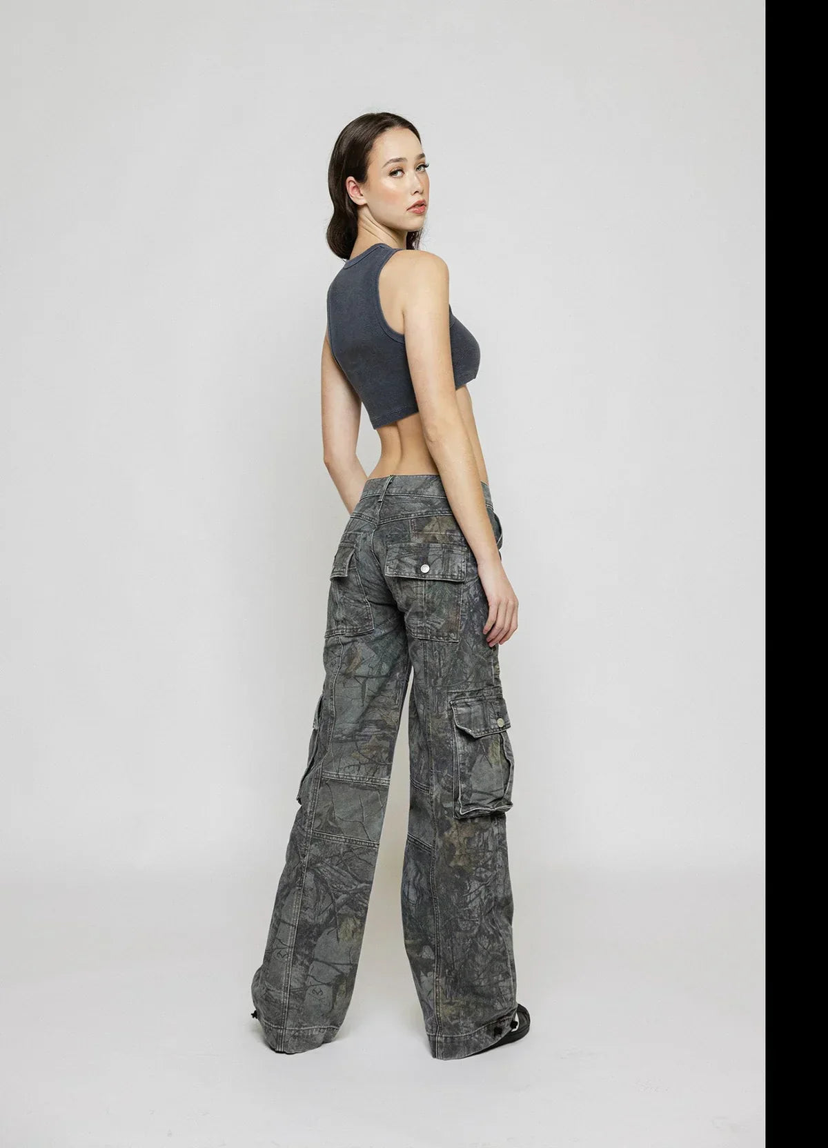 Dames Cargobroek Camouflage Stijl 4