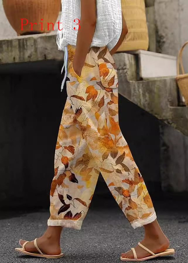 Dames Casual Broek met Print 2